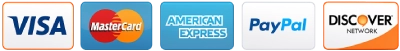 All major payment cards accepted at secure checkout